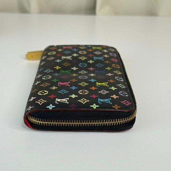 Louis Vuitton Black Multicolor Wallet with Colorful Monogram Design - Picture 3 of 8